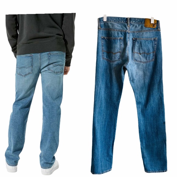 AEO American Eagle Slim Straight Denim Jeans 30/34 - Picture 1 of 10